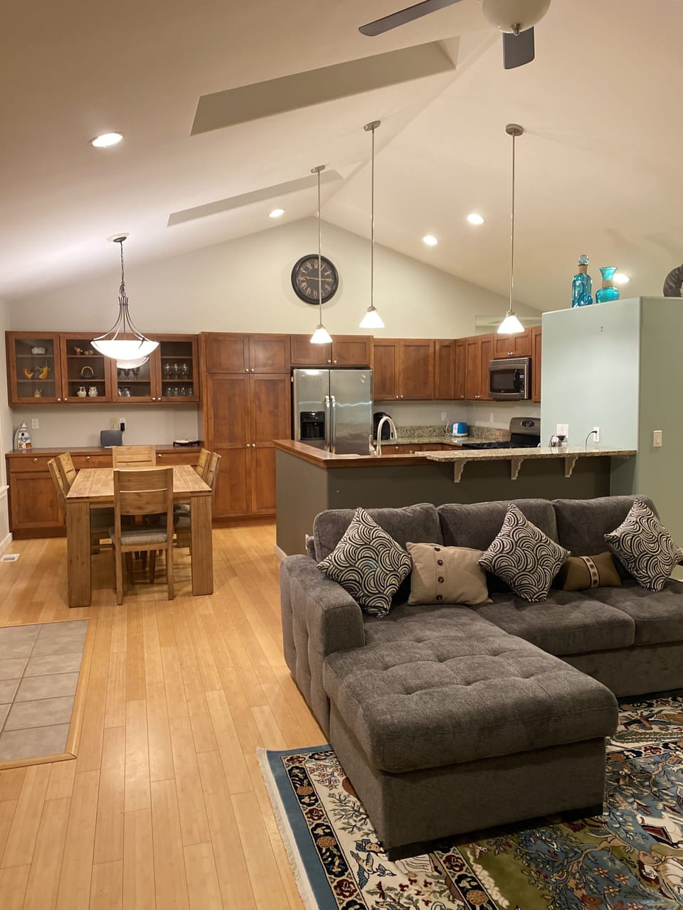 Living room and dinning area