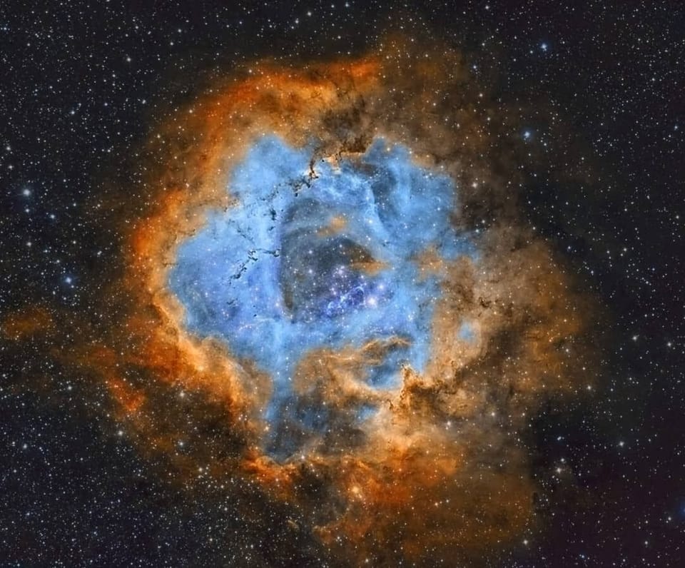 Rosette Nebula. Photo taken by guest Chris Fellows.