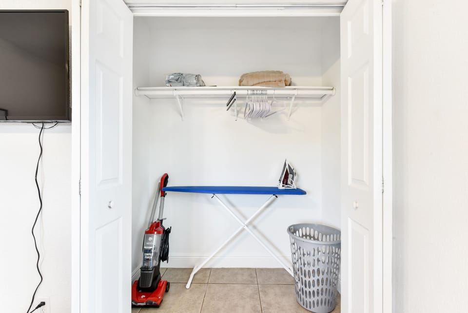 Ample closet space 