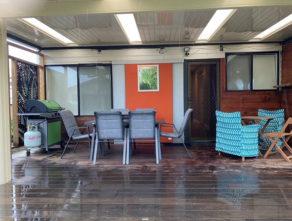 Back yard - Outdoor BBQ Area

Outdoor 6 Seat Table & 4 seat table  
 