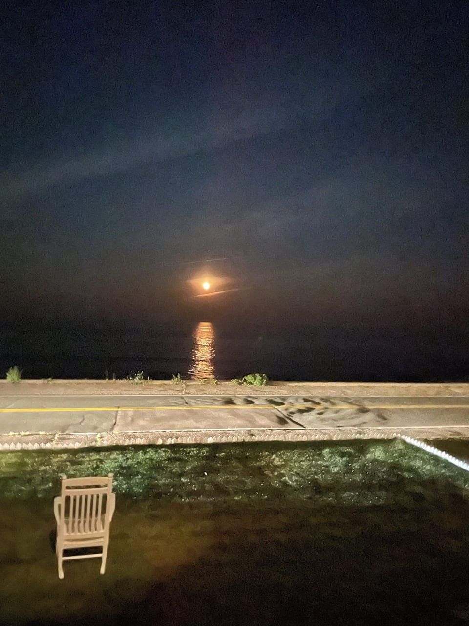 Moon from front porch