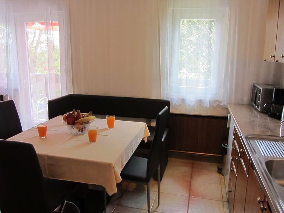 Kitchen and living room