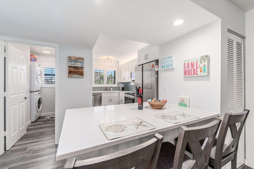 Kitchen and bathroom