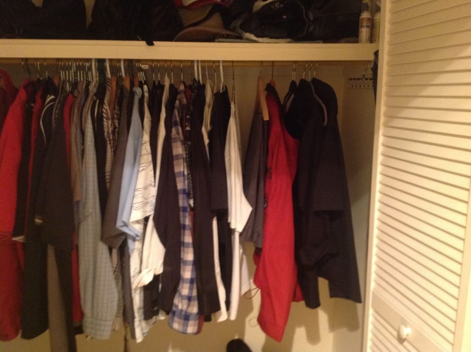 Lots of closet space.