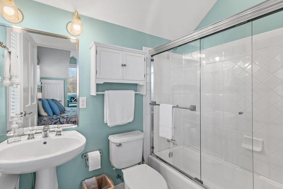 Second floor king bedroom private bathroom