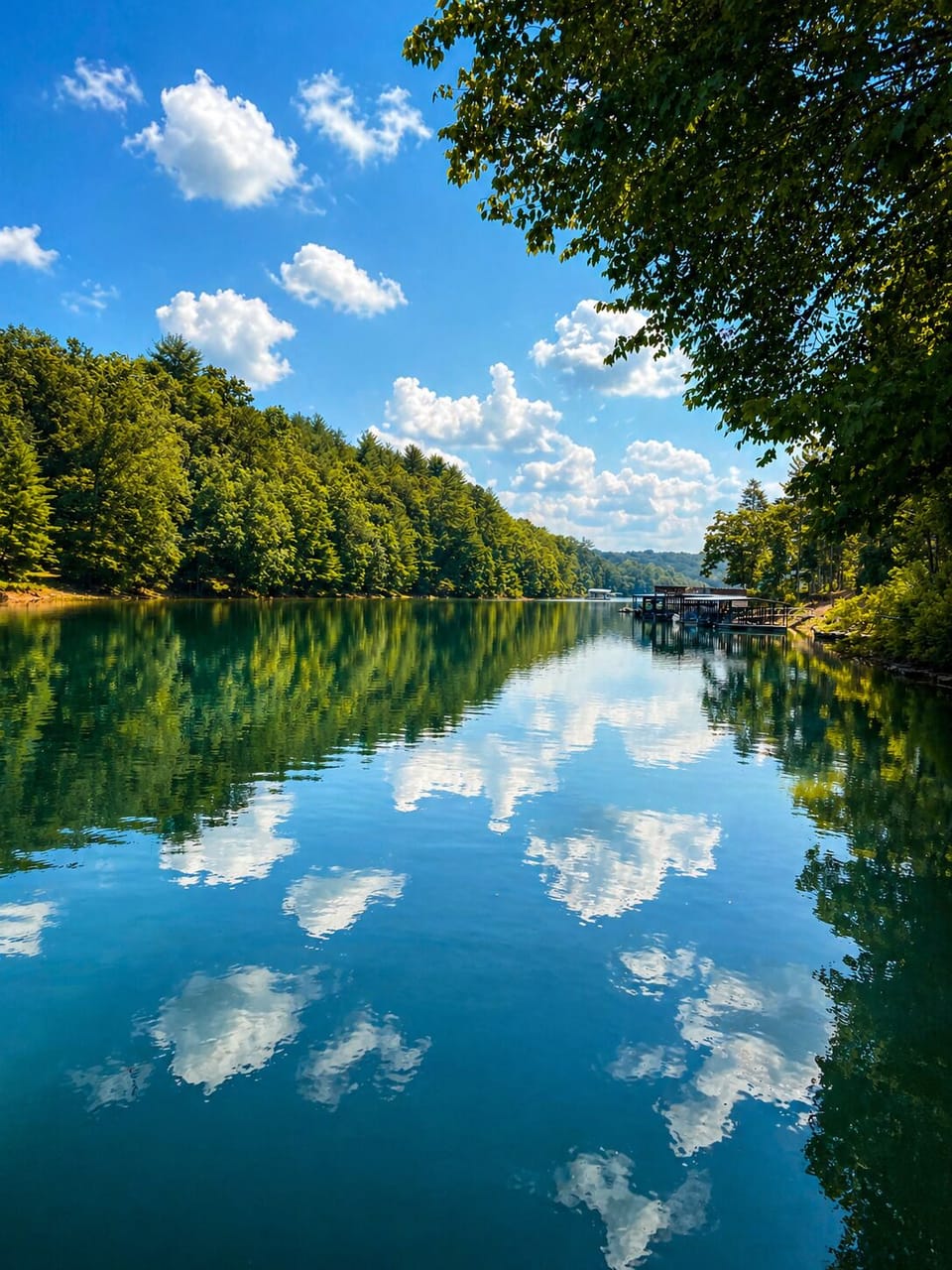 Mirrored mornings and mountain views-this is lake life at its most peaceful.