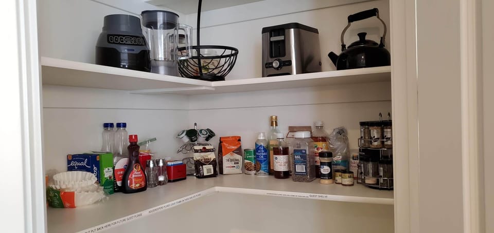 We Try To Have Dry Goods For You, Baggies, Oil, Sugar ,Flour, Seasonings, Coffee