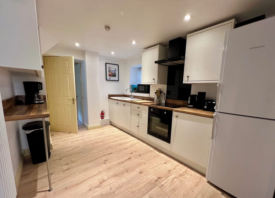 Kitchen in rock house