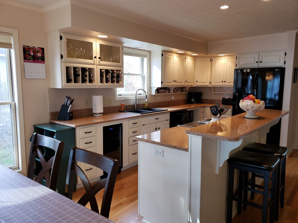 Fully stocked kitchen 