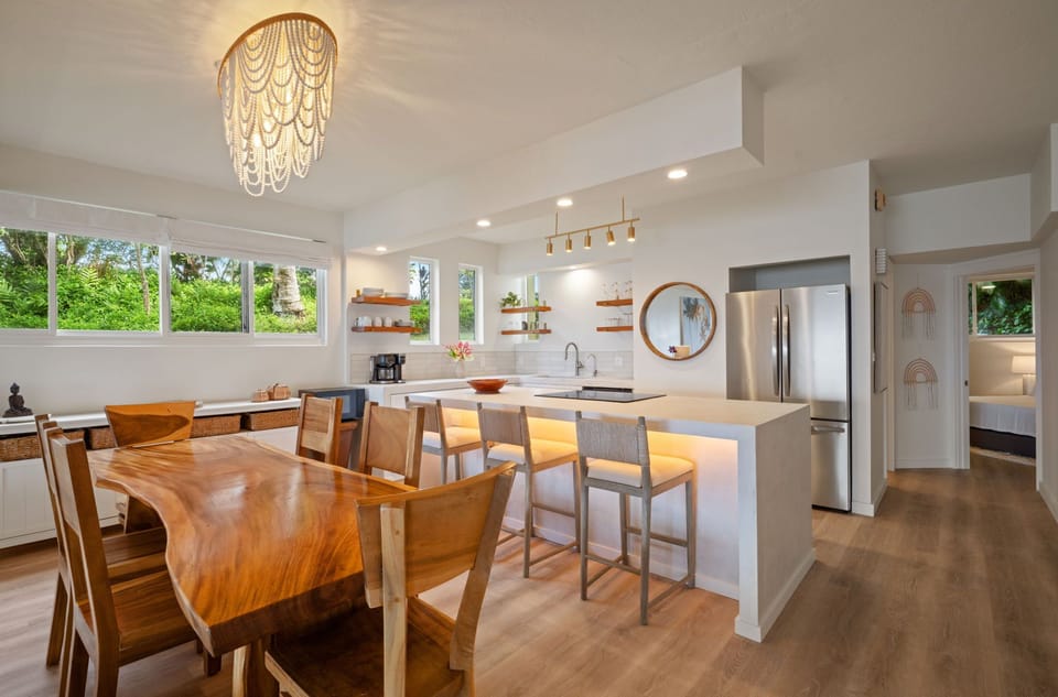 Kitchen and dining room