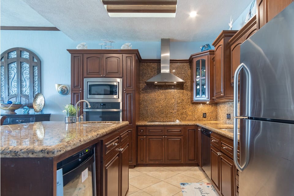 The kitchen.