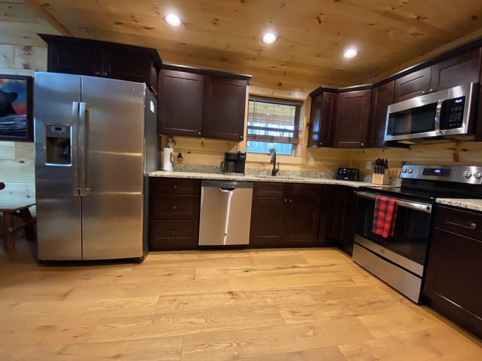 Fully stocked kitchen for making family meals on nights you choose to stay in.