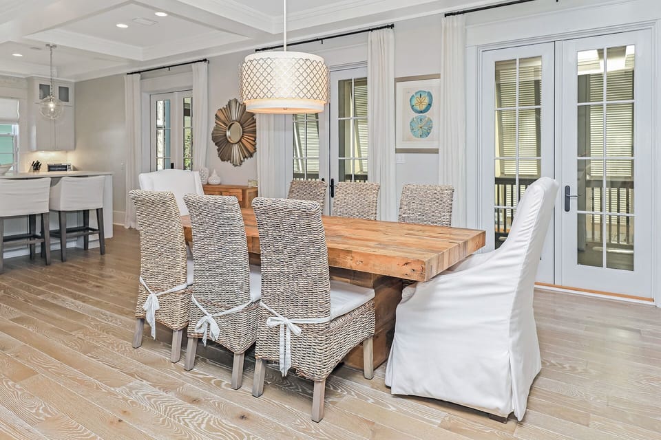 244 Spartina - Watercolor - First Floor - Open Concept Dining Area