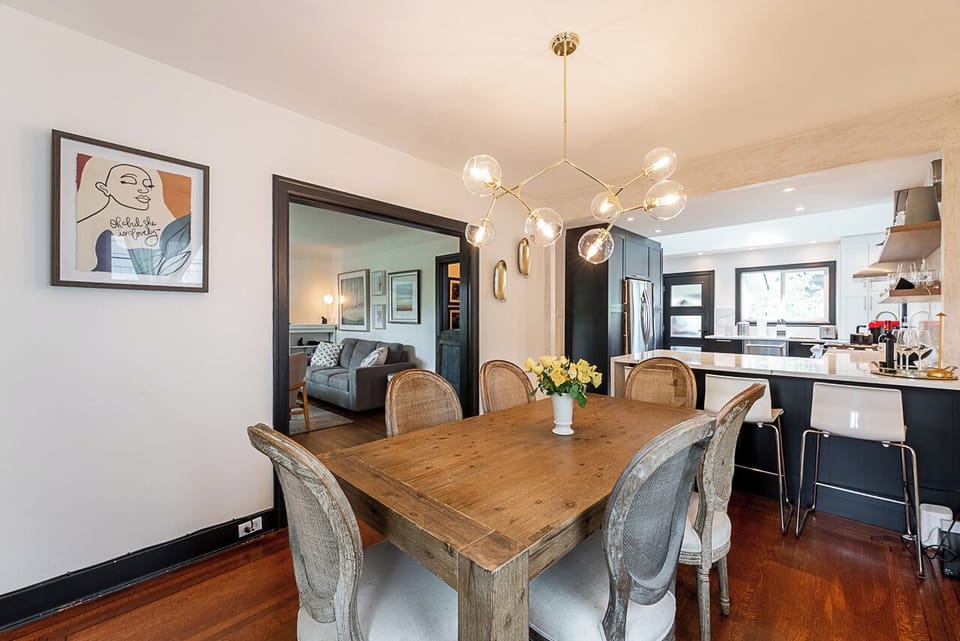 Dining area Kitchen