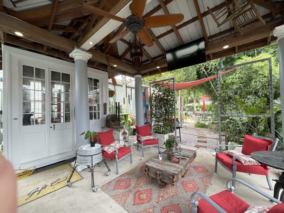 Indoors, Porch, House, Table, Furniture