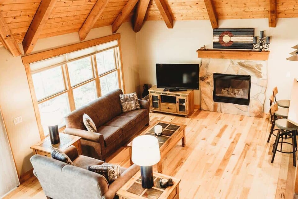 Overhead View of Living Room