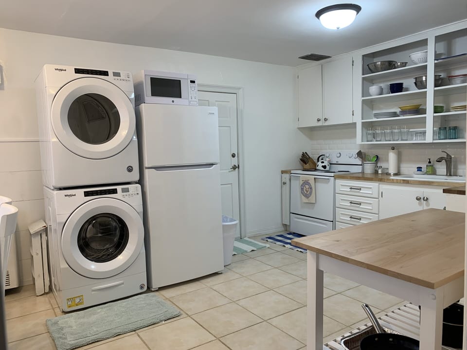 We added a new full size washer and dryer in November 2021!