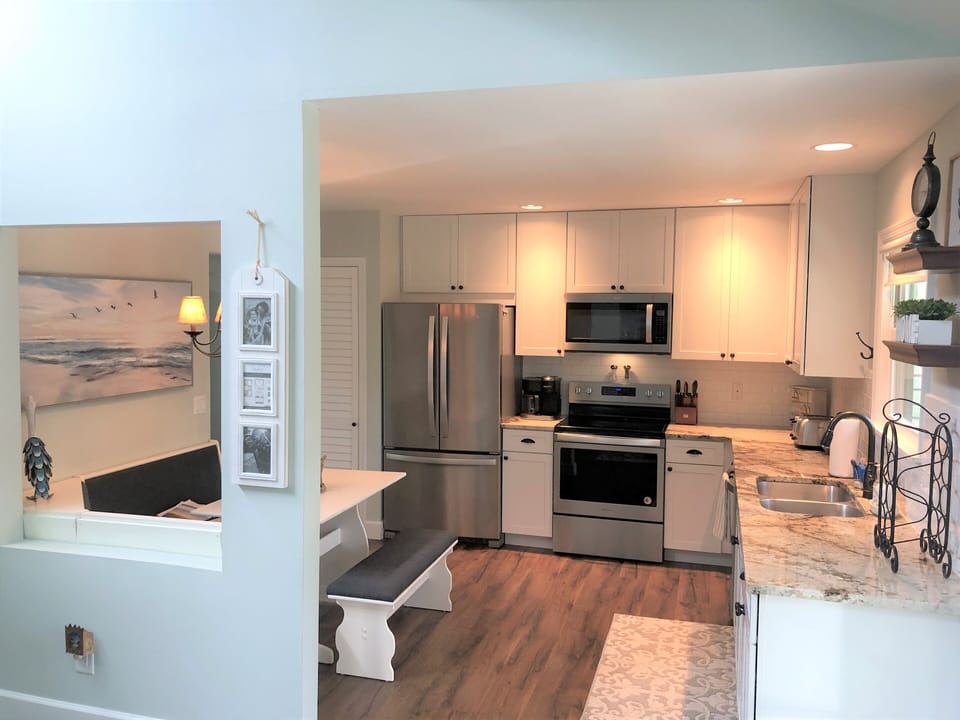 Fully stocked kitchen