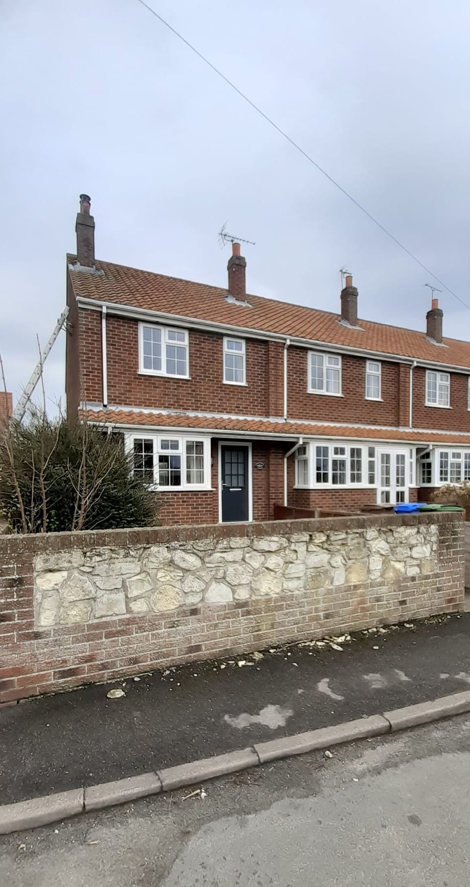 Front of cottage