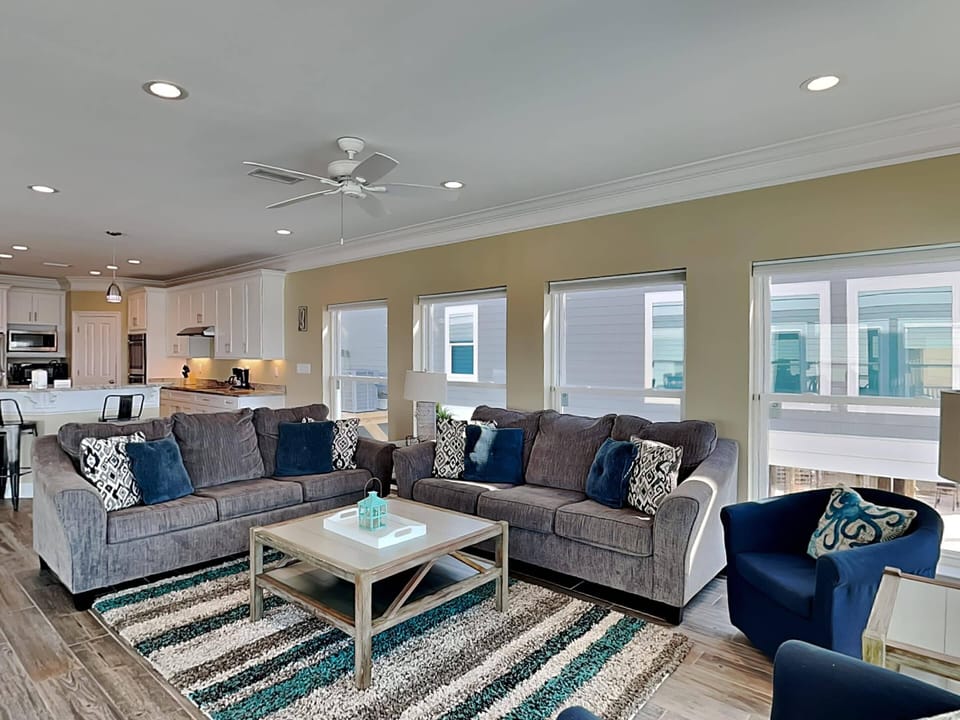 Main Living Room - Two Queen Sleeper Sofas - Second Floor