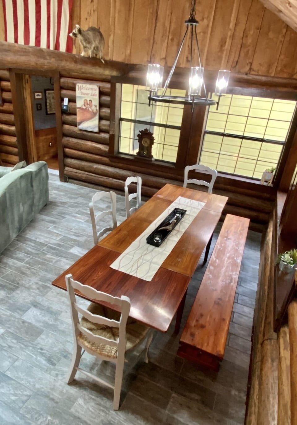 8’ dining room table to enjoy dinner as a family