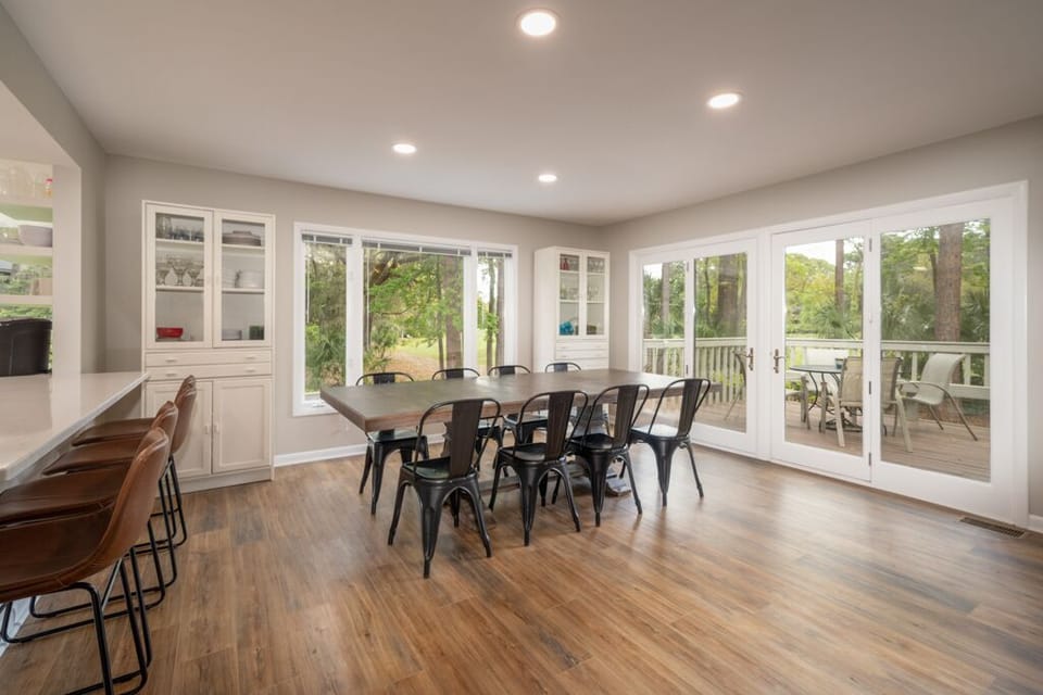 Open Dining Room next to Kitchen