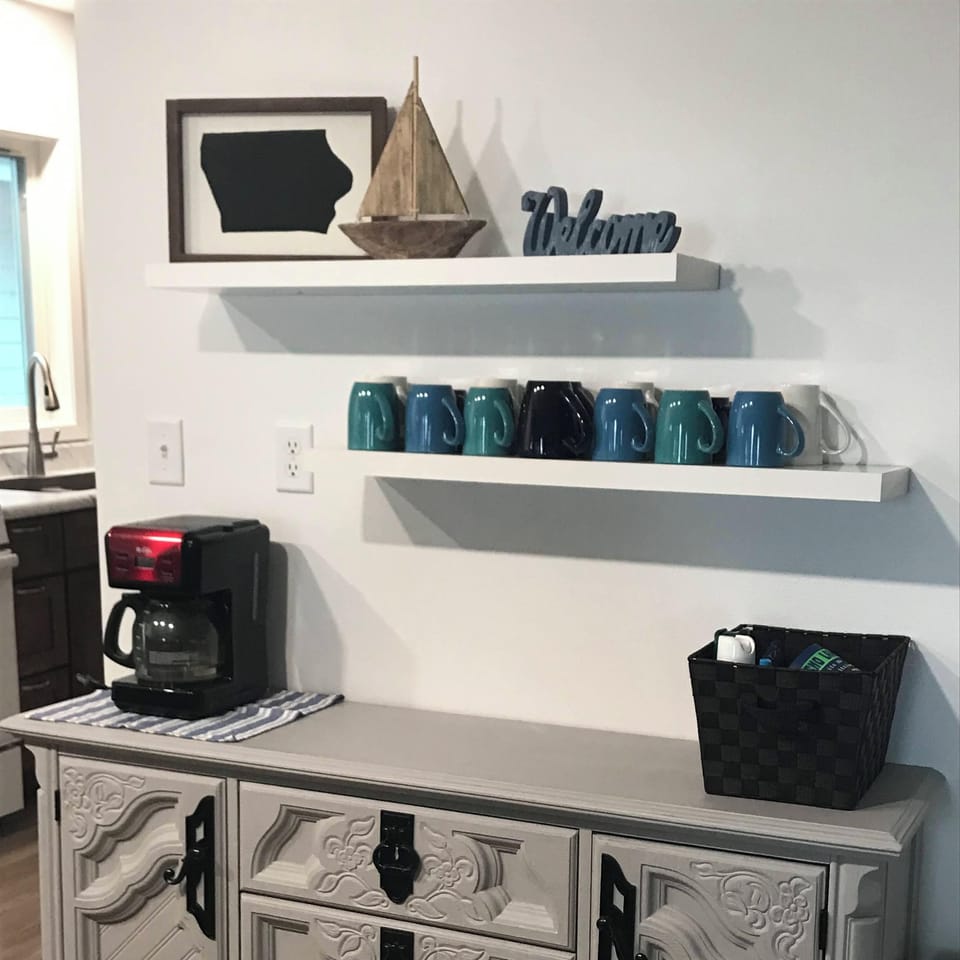Coffee bar area.