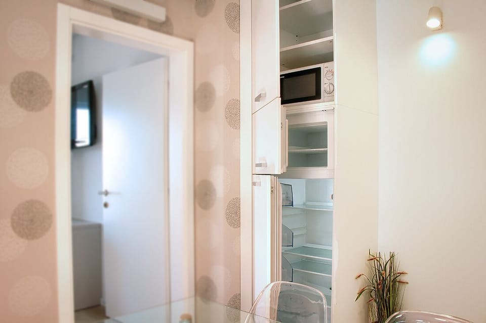 big fridge, freezer and microvawe 