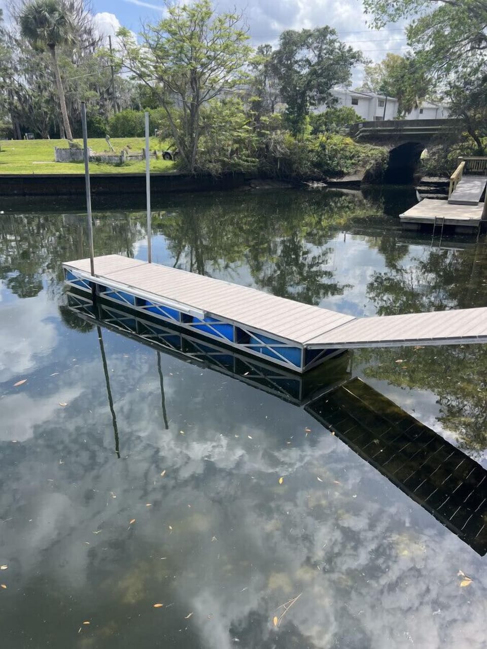 Shared boat dock- 1 side of this boat dock is available.  Located across the street.