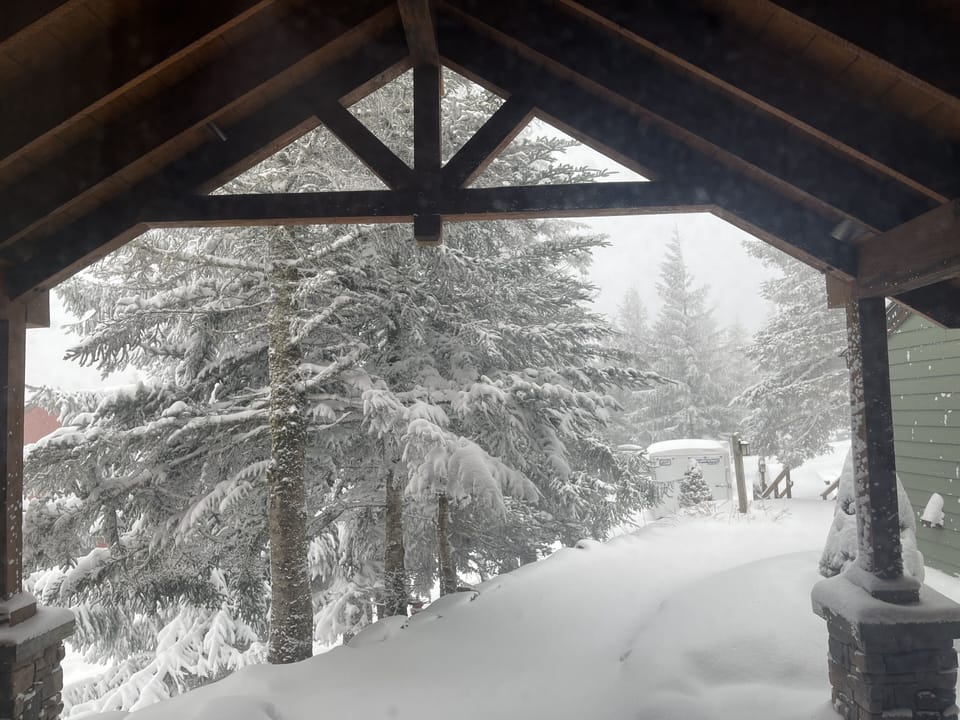 Covered front entry. 