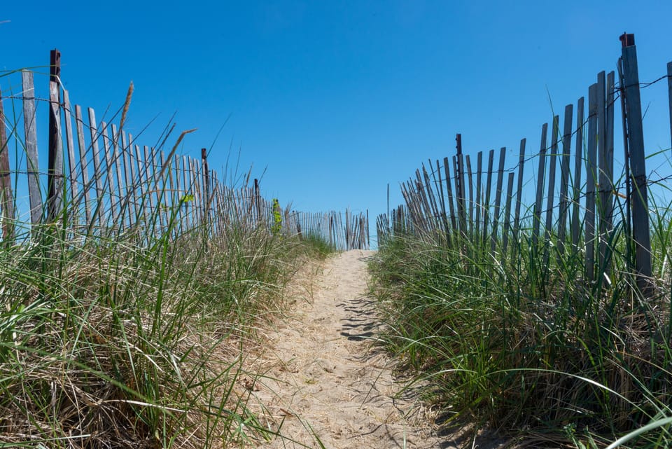 Short walk to the beach.