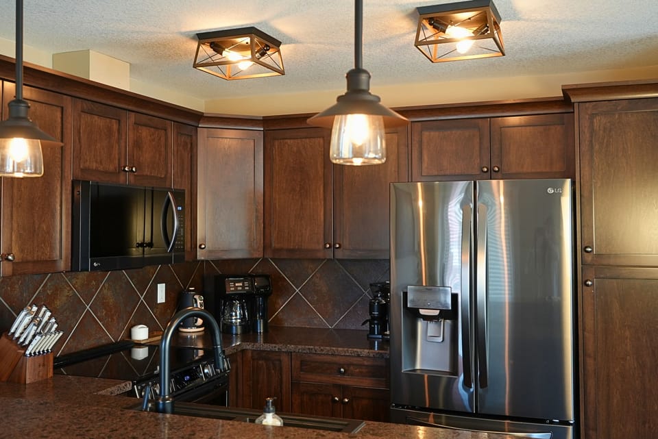 Modern fully equipped kitchen