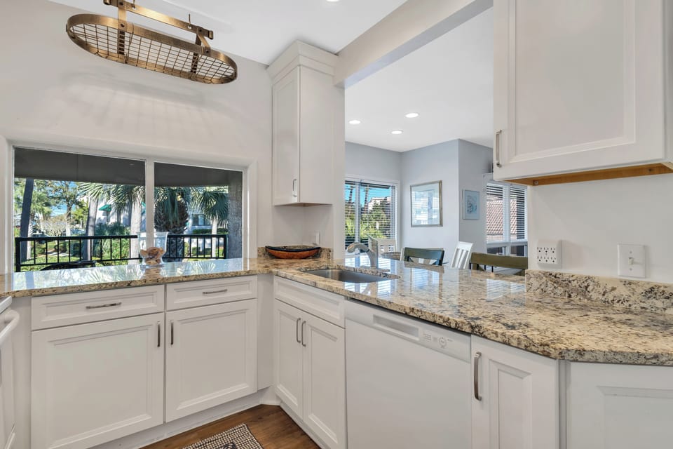 Open Layout Kitchen - Clean, Calm, & Coastal