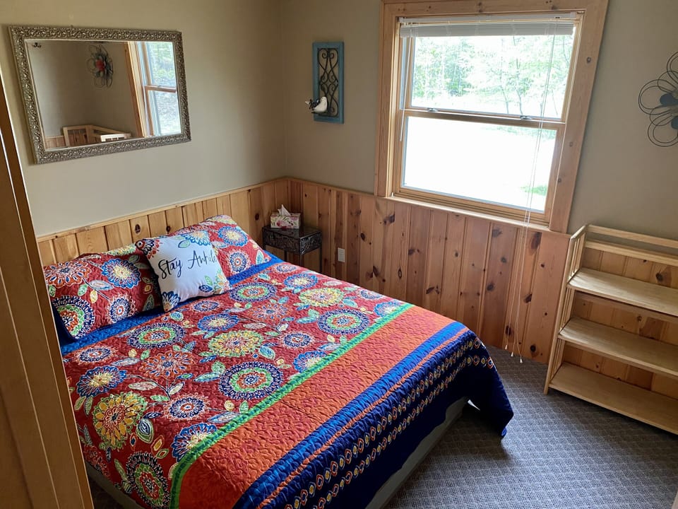 First queen bedroom on main level.