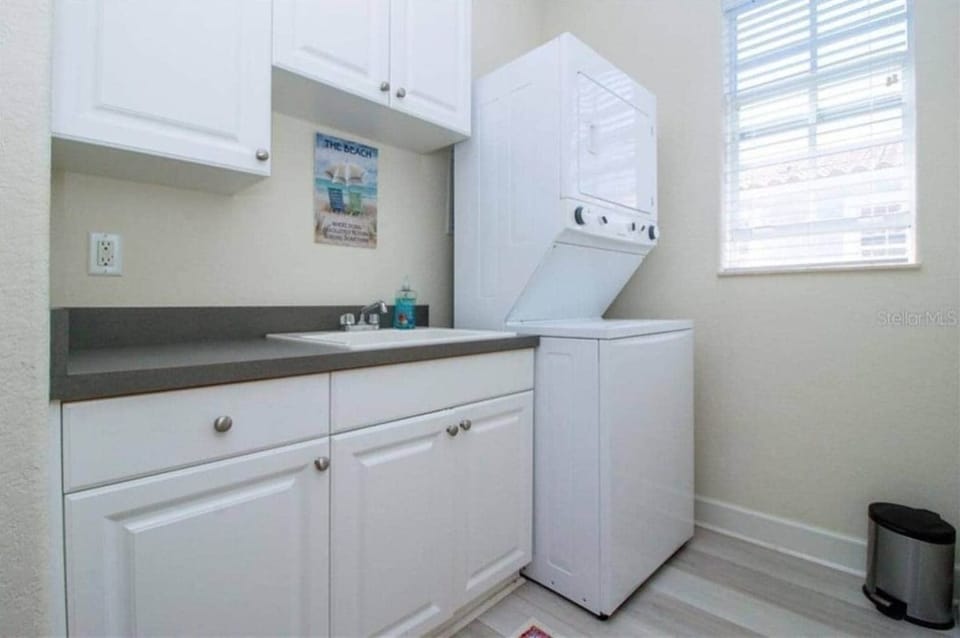 Private laundry room in unit