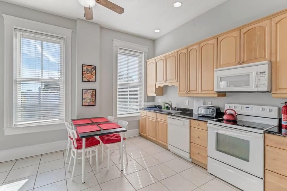 Make yourself a home-cooked meal while the warm afternoon sunlight streams in