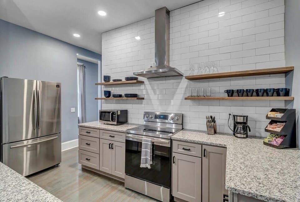 Whip up a delicious home cooked meal in your ample, freshly renovated kitchen! 