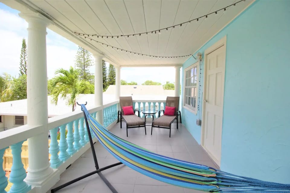 Hammock and lounge chairs for reading and relaxing
