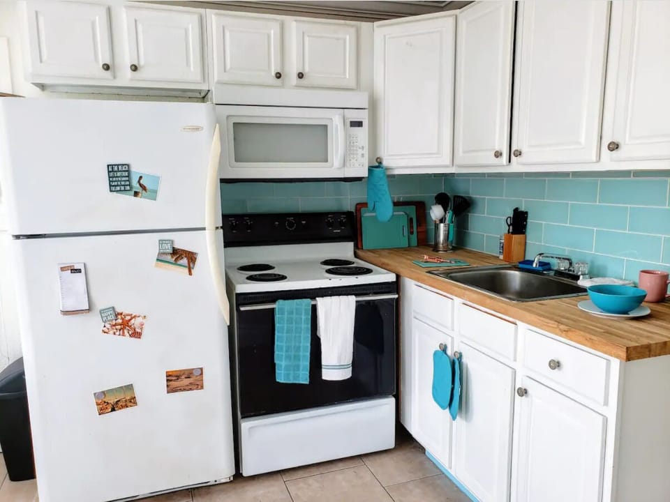 Fully Stocked Colorful Kitchen