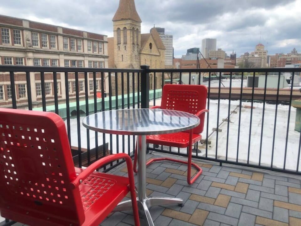 Easily accessible Outdoor Terrace.