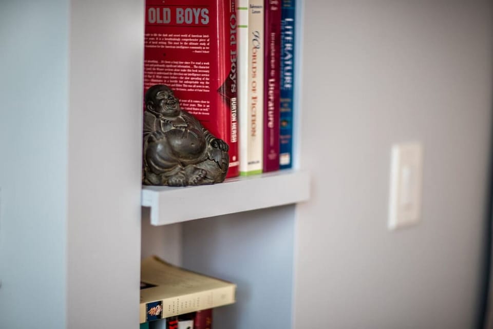 Book shelf.