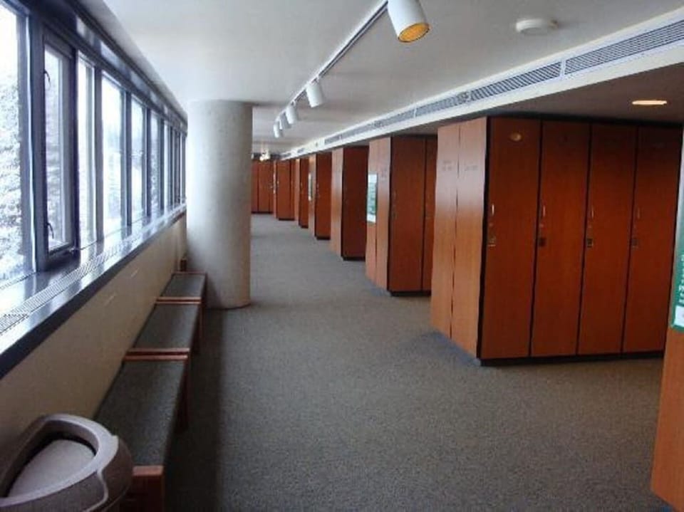 Storage Lockers (to put skis and poles in!)