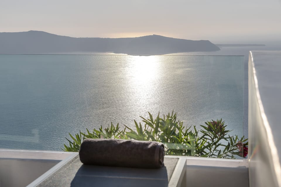 Sunset view from the patio