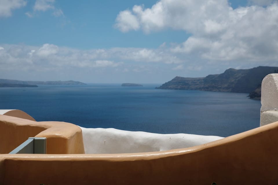Sea view from sitting area