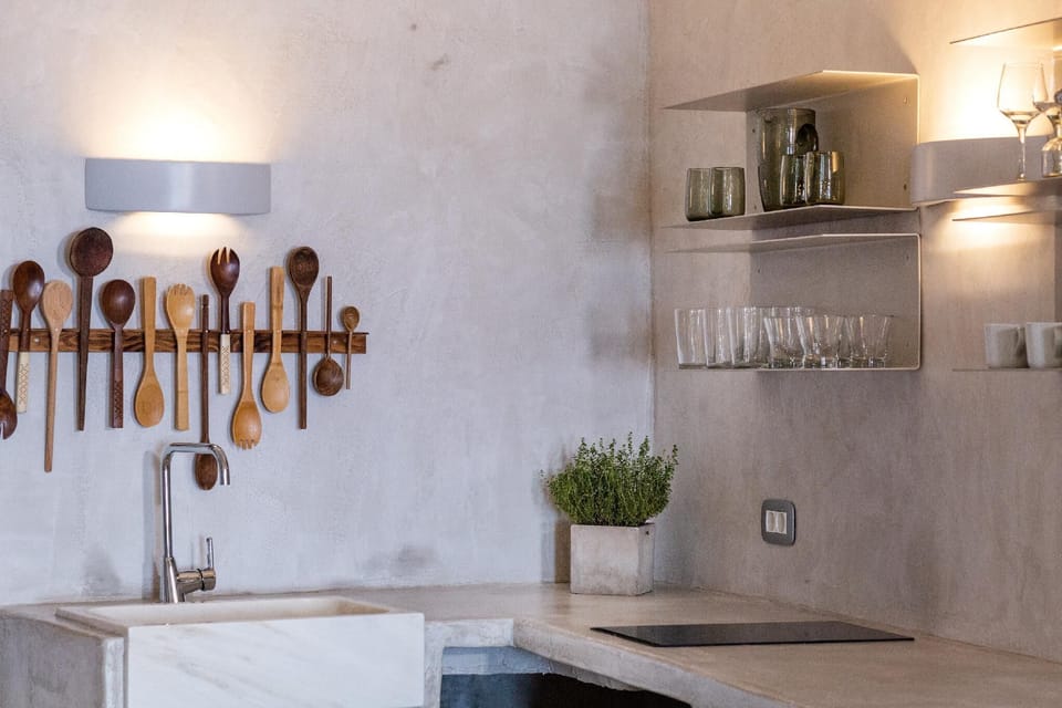 Kitchenette and sink