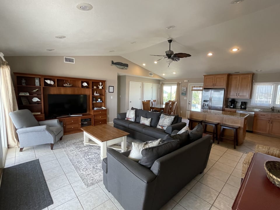 Living room area and Dining 