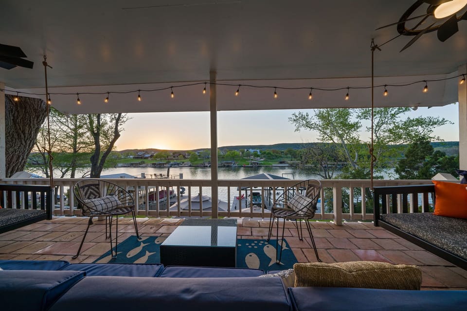 Texas Hill Country Views included from the main level Balcony