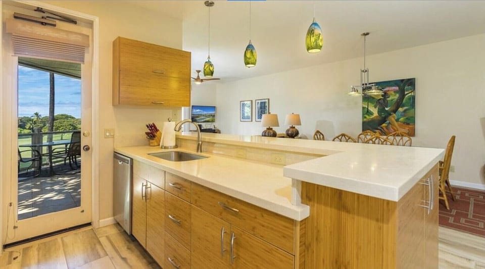 Updated kitchen and convenient deck access 