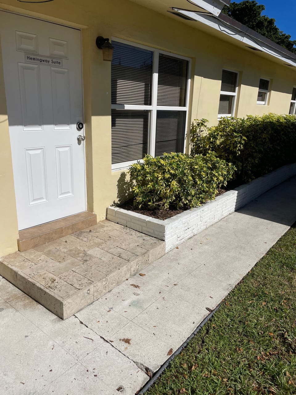 Entry from street near front parking 