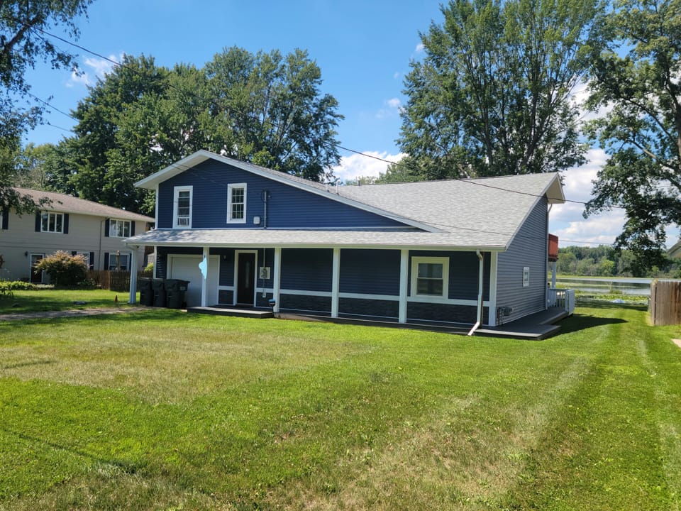 front view of the house